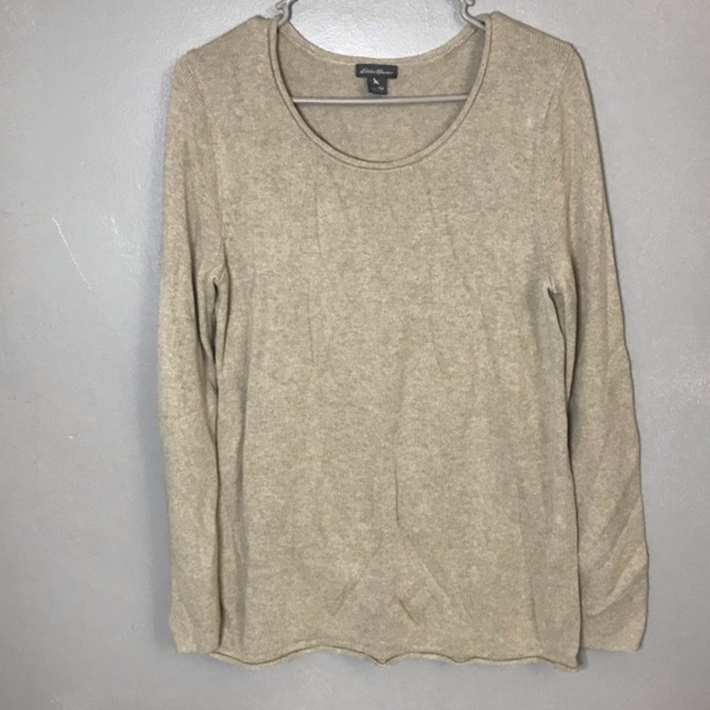 Eddie Bauer grey crewneck sweater TM